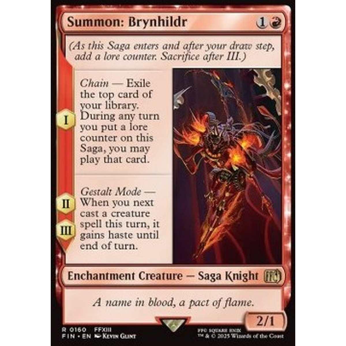 Summon: Brynhildr - Summon: Brynhildr - [FIN][NM] [Foil]