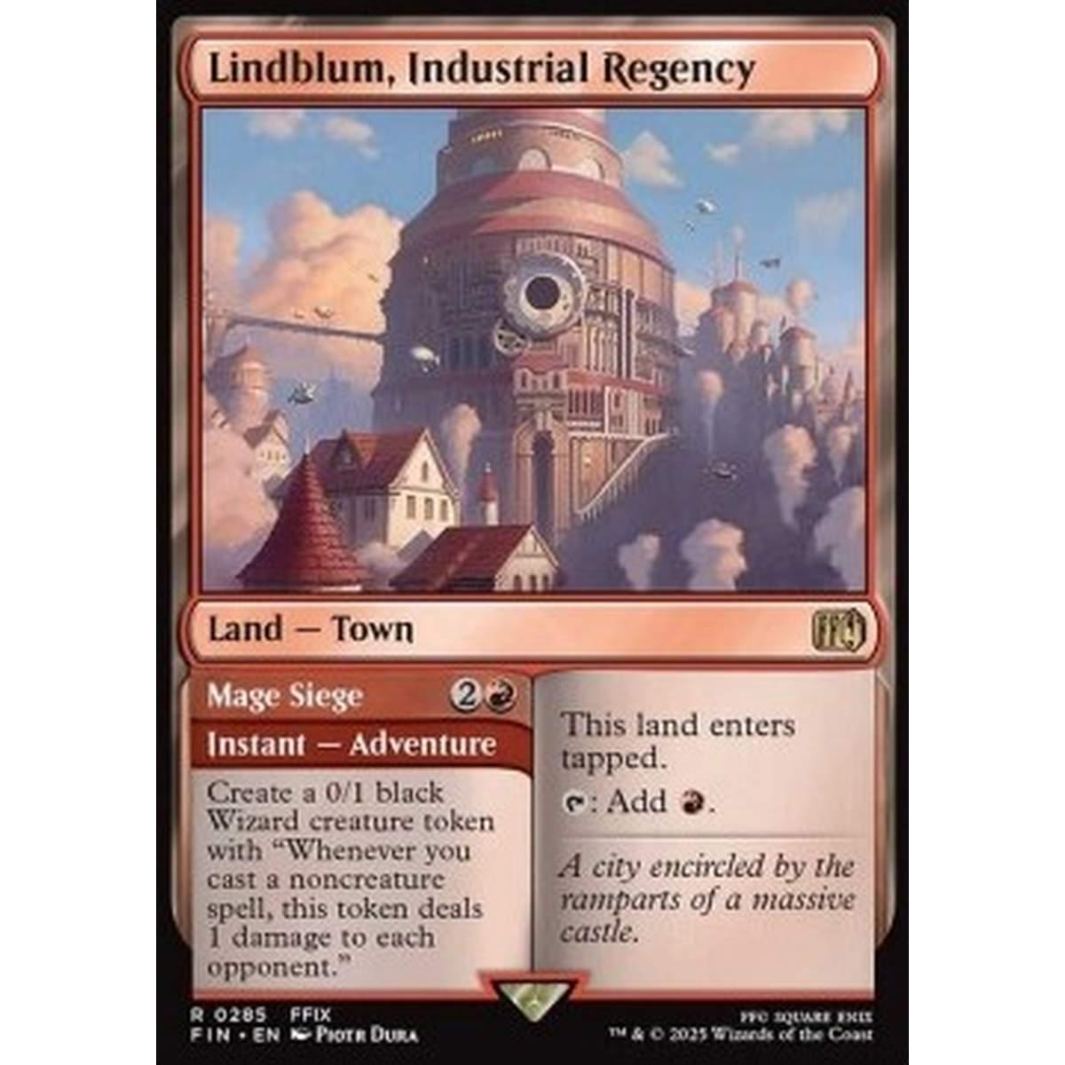 Lindblum, Industrial Regency // Mage Siege - Lindblum, Industrial Regency // Mage Siege - [FIN][NM] [Foil]