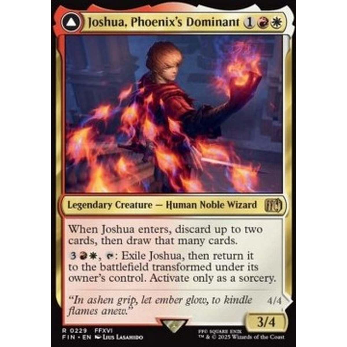 Joshua, Phoenix's Dominant // Phoenix, Warden of Fire - Joshua, Phoenix's Dominant // Phoenix, Warden of Fire - [FIN][NM] [Foil]