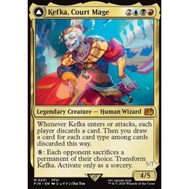 Kefka, Court Mage // Kefka, Ruler of Ruin - Kefka, Court Mage // Kefka, Ruler of Ruin - [FIN][NM] [Foil]