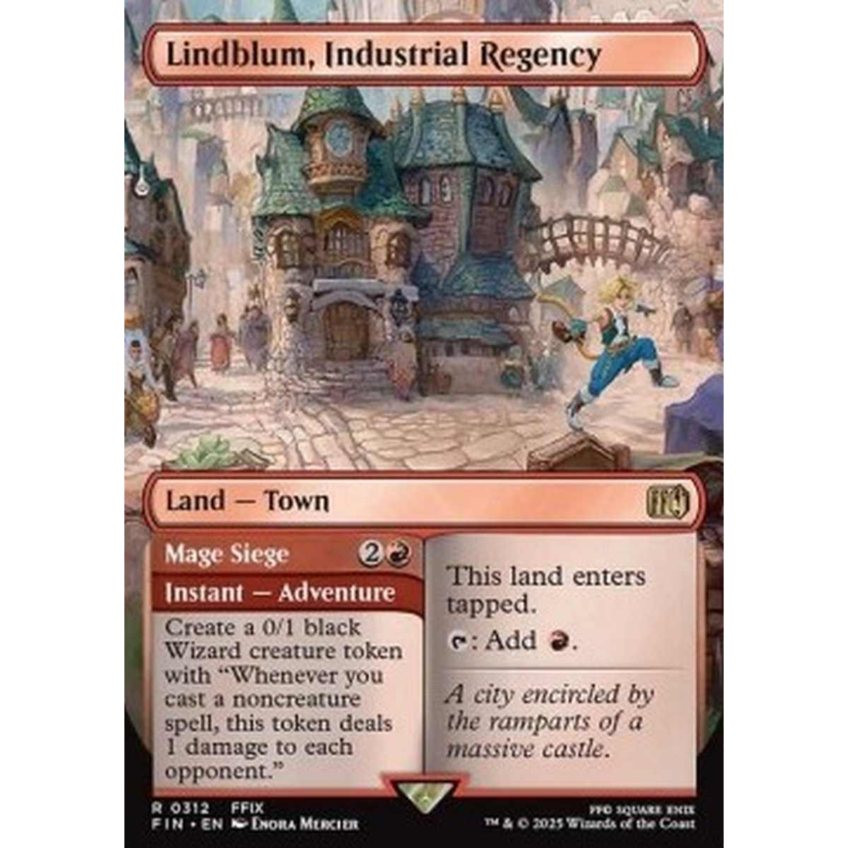 Lindblum, Industrial Regency // Mage Siege - Lindblum, Industrial Regency // Mage Siege - [XFIN][NM] [Foil]