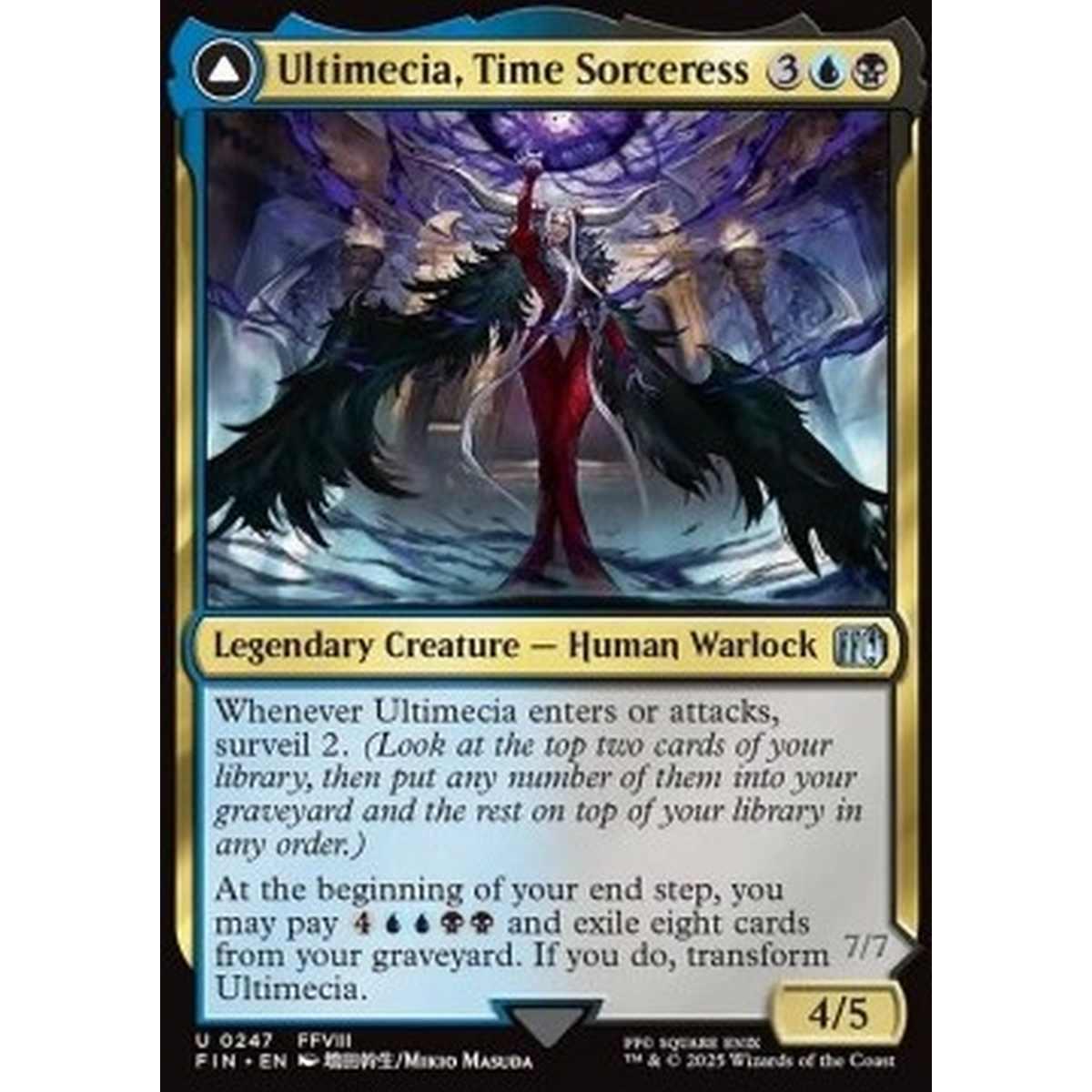 Ultimecia, Time Sorceress // Ultimecia, Omnipotent - Ultimecia, Time Sorceress // Ultimecia, Omnipotent - [FIN][NM] [Foil]