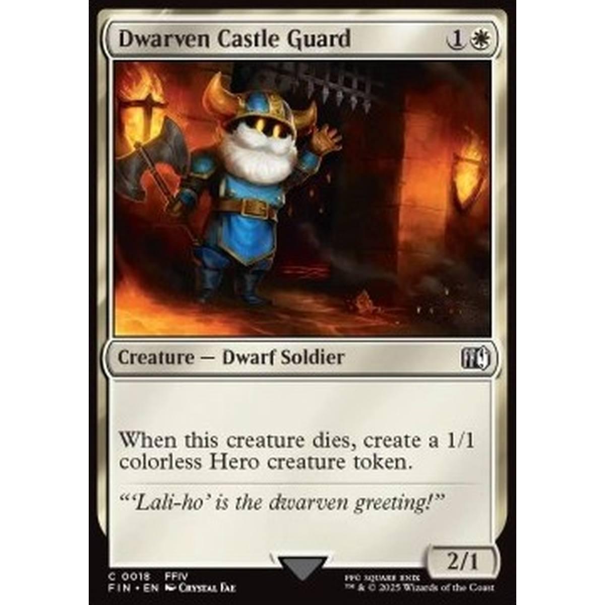 Dwarven Castle Guard - Dwarven Castle Guard - [FIN][NM] [Foil]
