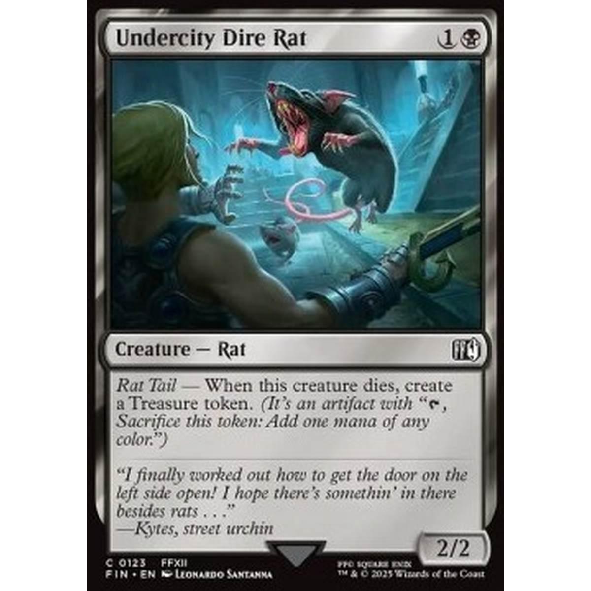 Undercity Dire Rat - Undercity Dire Rat - [FIN][NM] [Foil]