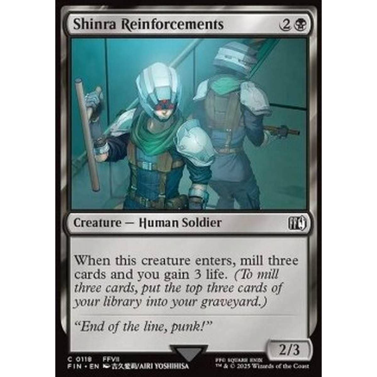 Shinra Reinforcements - Shinra Reinforcements - [FIN][NM] [Foil]