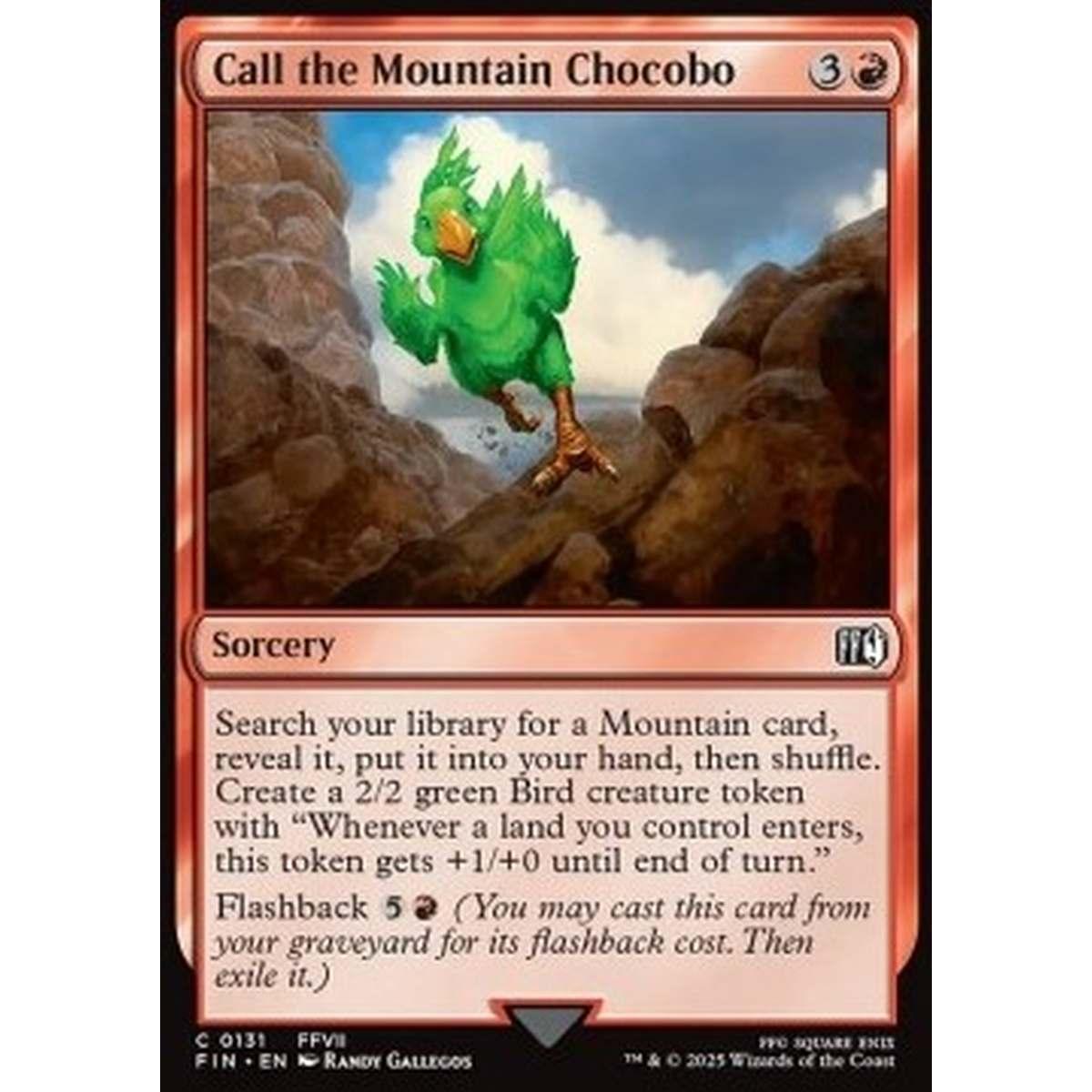 Call the Mountain Chocobo - Call the Mountain Chocobo - [FIN][NM] [Foil]