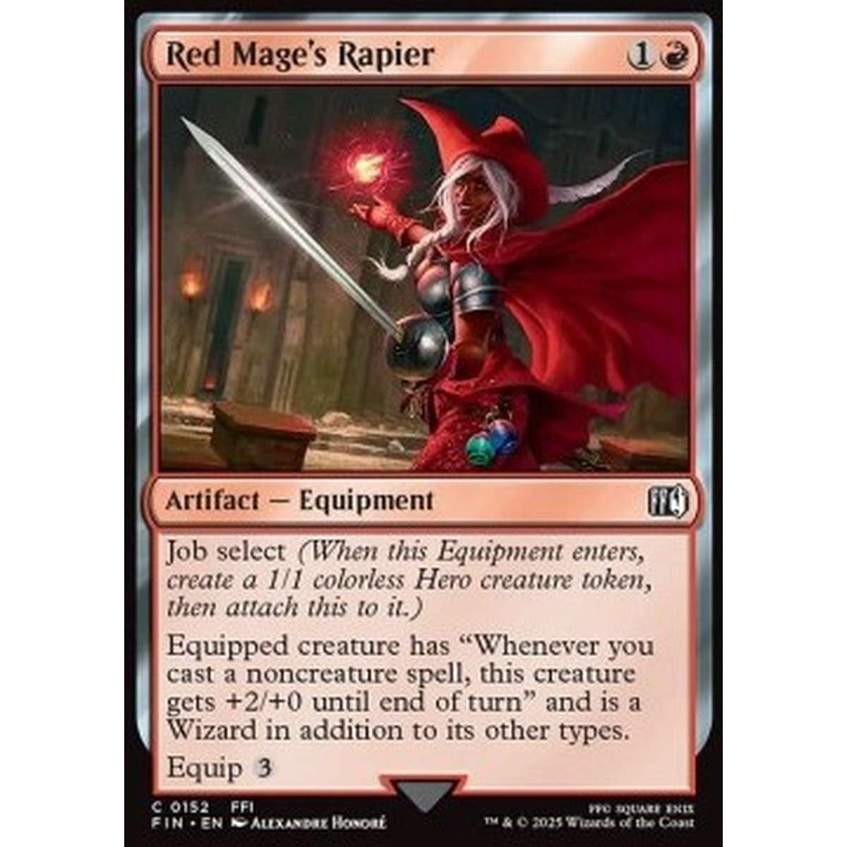 Red Mage's Rapier - Red Mage's Rapier - [FIN][NM] [Foil]