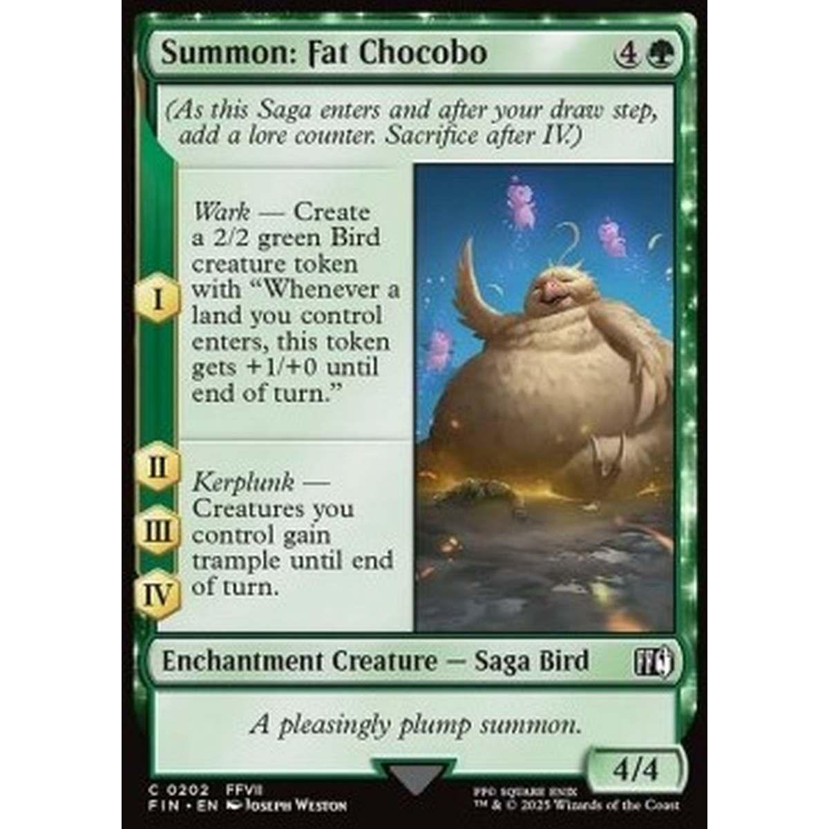 Summon: Fat Chocobo - Summon: Fat Chocobo - [FIN][NM] [Foil]