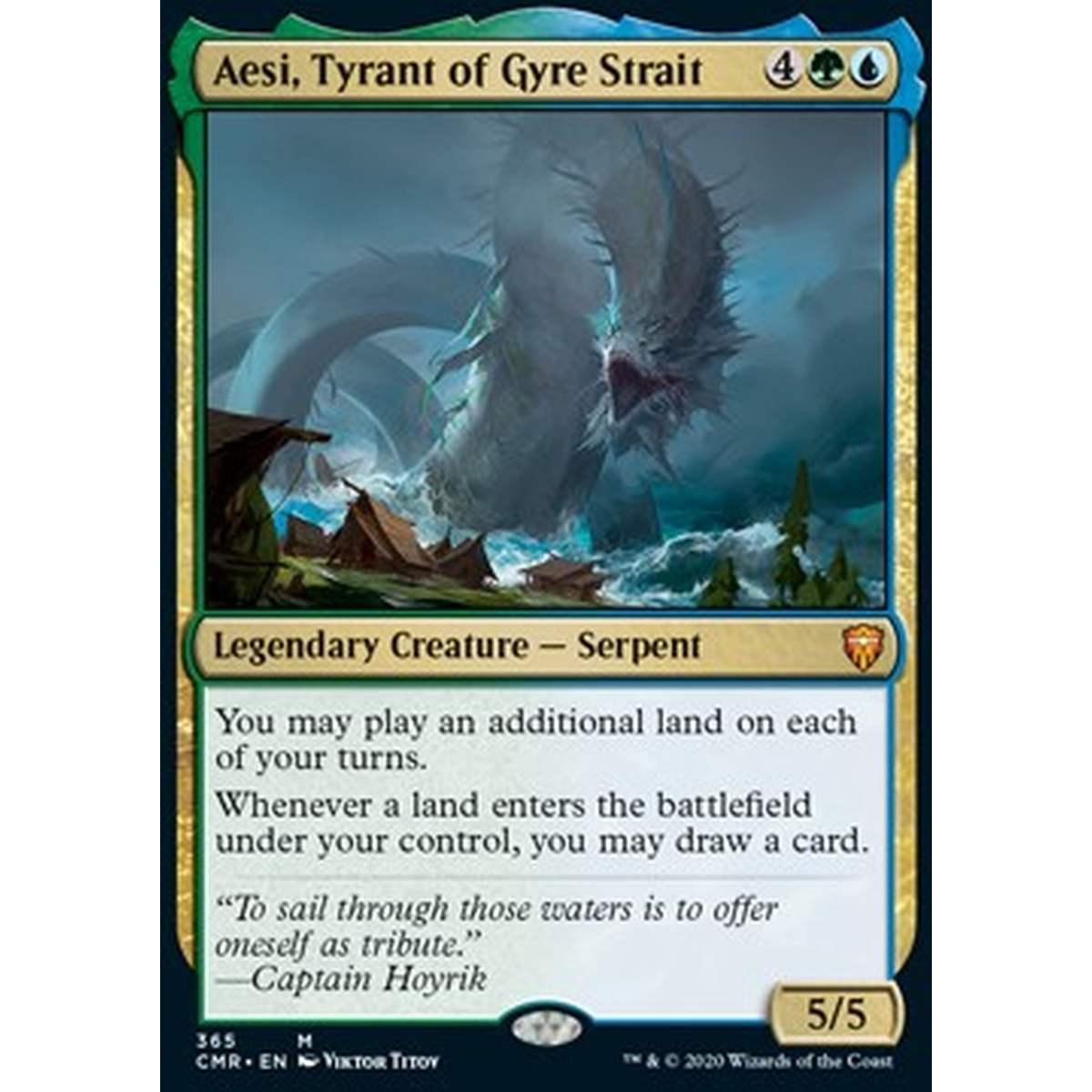 Aesi, Tyrant of Gyre Strait - Aesi, Tiranno dello Stretto dei Gorghi - [XCMR][NM] [Foil]