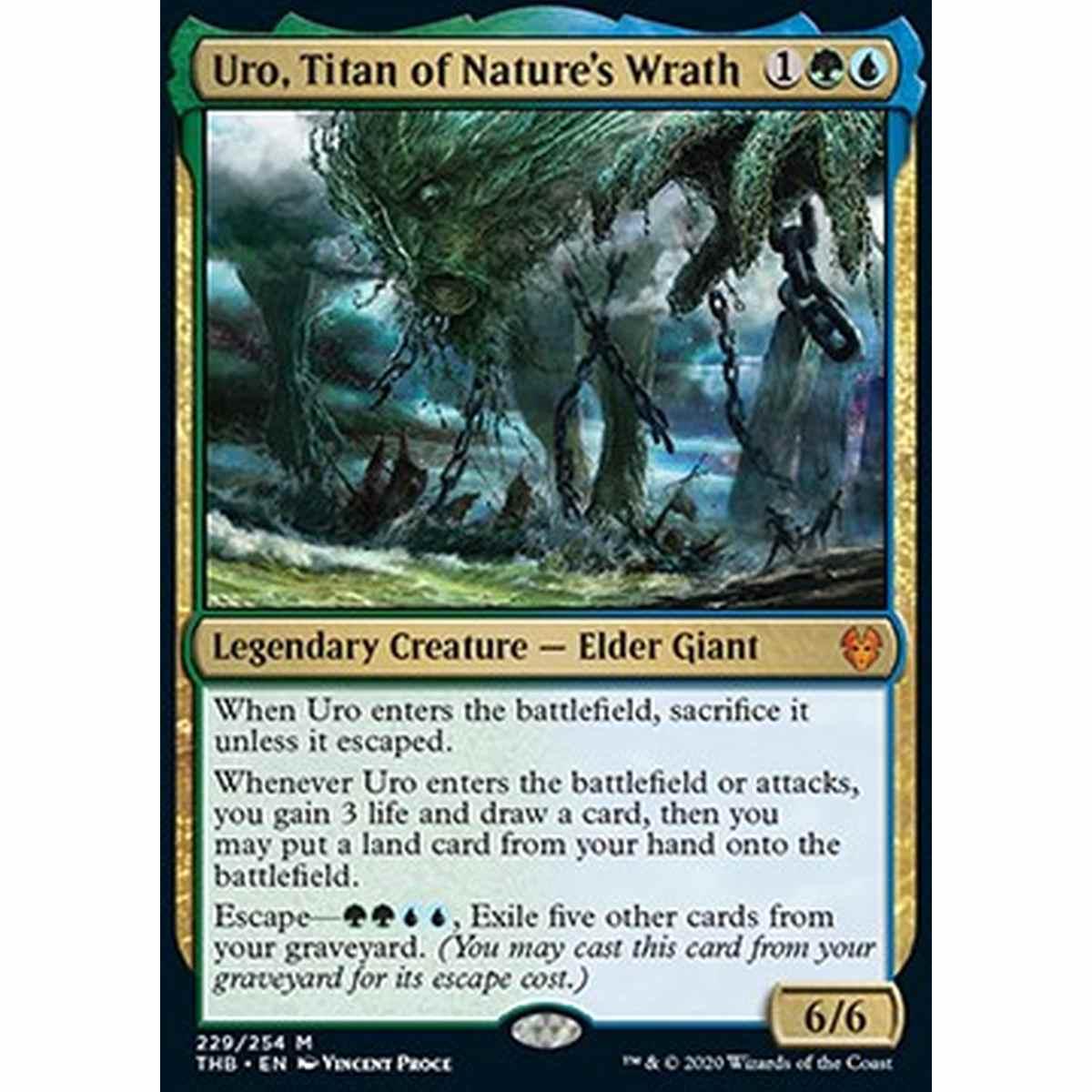 Uro, Titan of Nature's Wrath - Uyro, Titano dell'Ira della Natura - [THB][NM] [Foil]