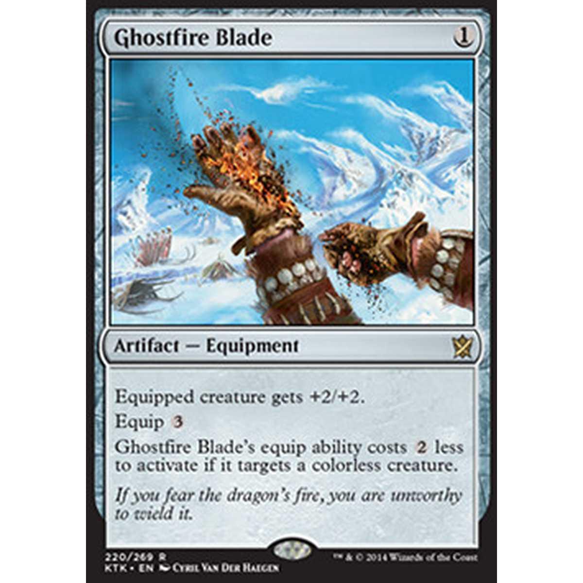 Ghostfire Blade - Lama di Fuoco Spettrale - [KTK][EX]