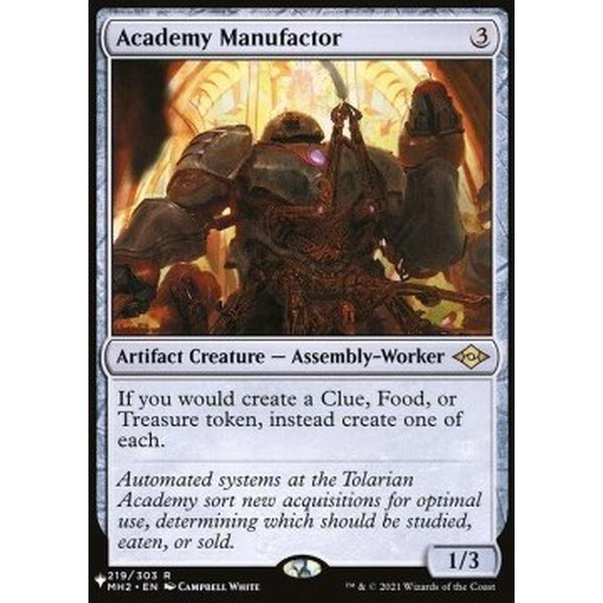 Academy Manufactor - Academy Manufactor - [ZNL][NM]
