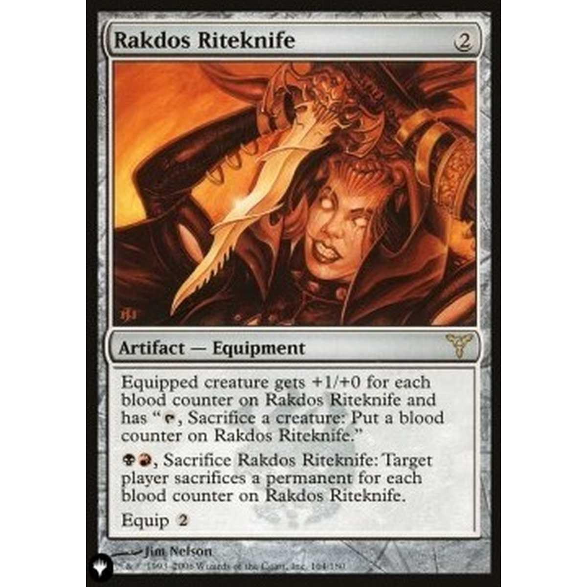 Rakdos Riteknife - Rakdos Riteknife - [ZNL][NM]