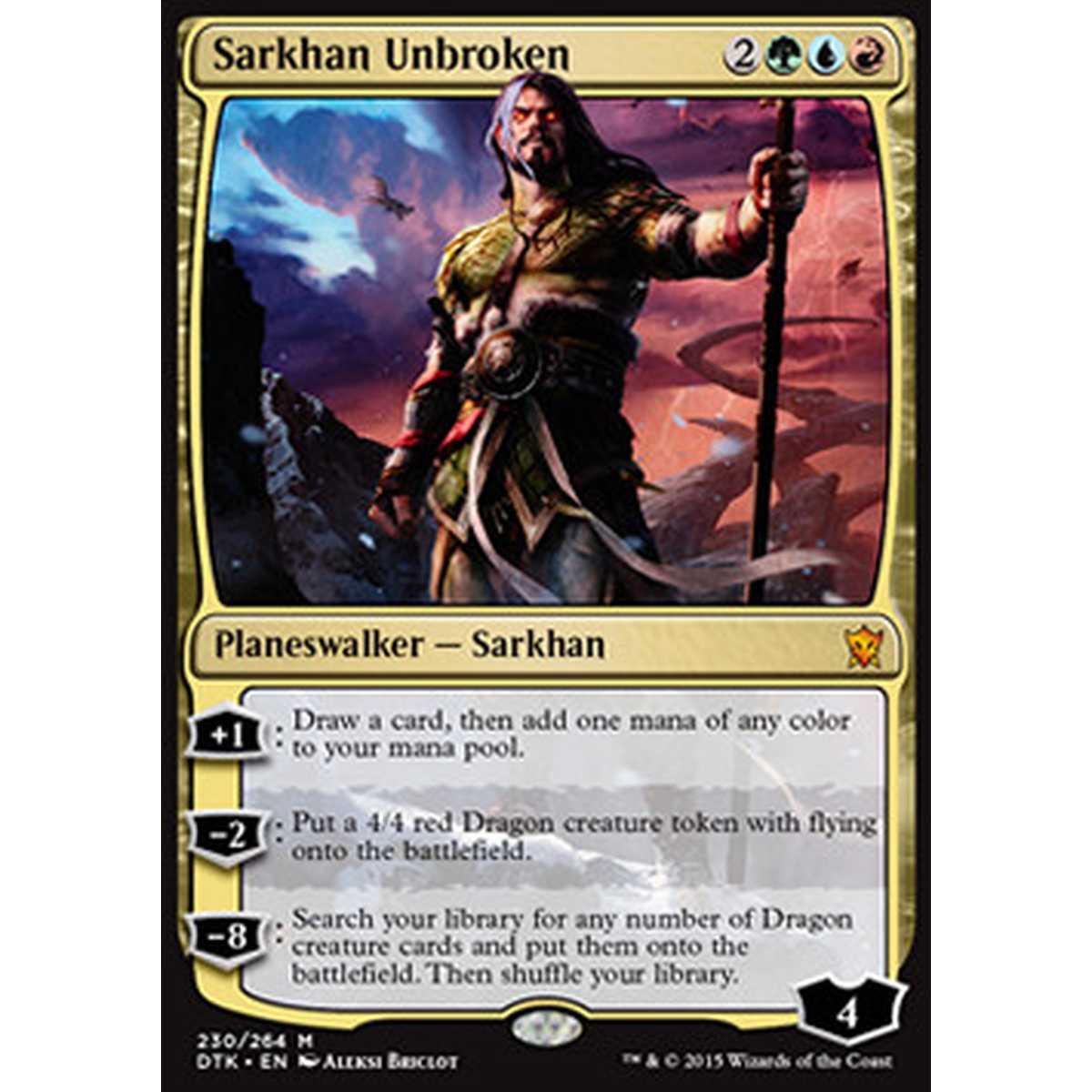Sarkhan Unbroken - Sarkhan Integro - [DTK][EX]