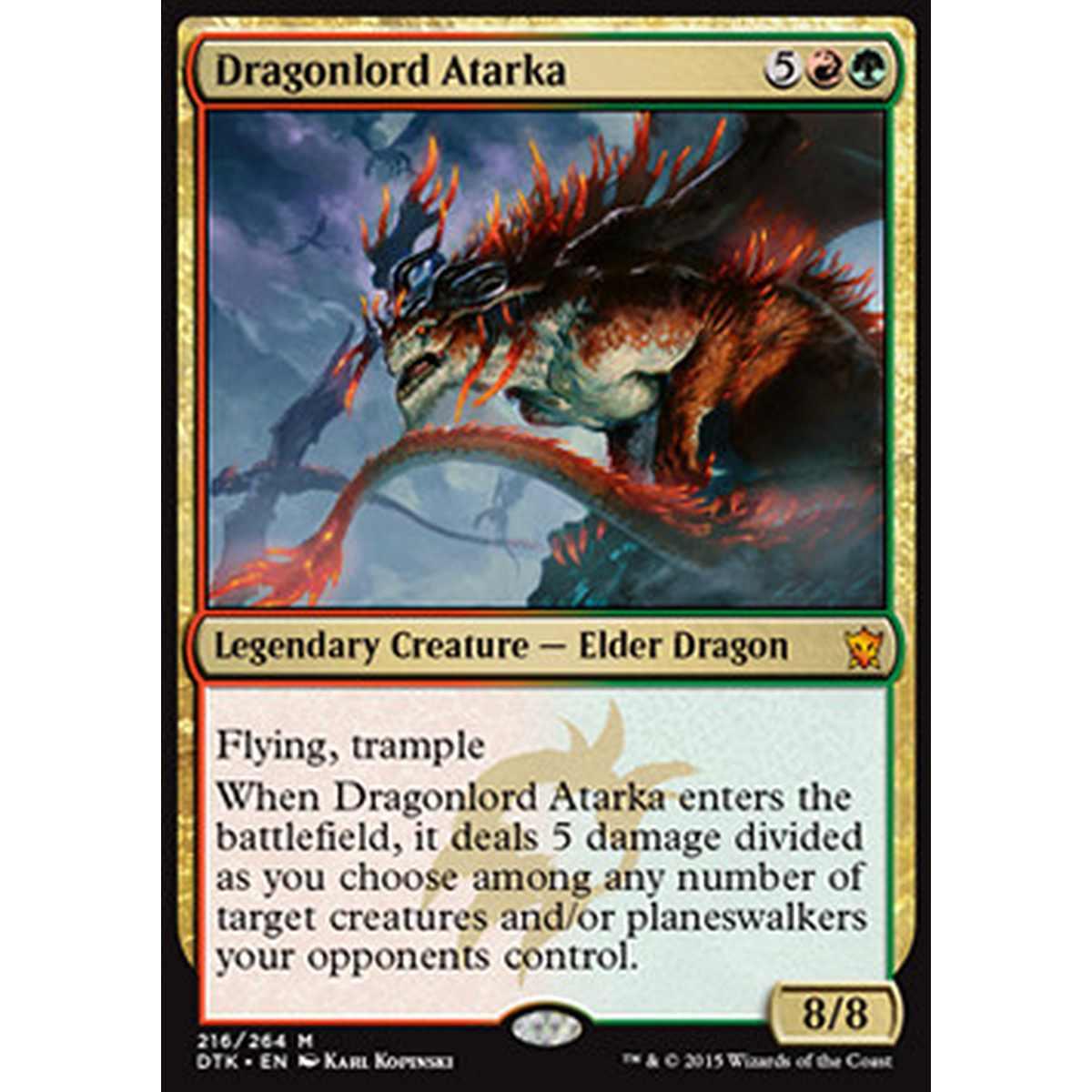 Dragonlord Atarka - Signore dei Draghi Atarka - [DTK][GD]