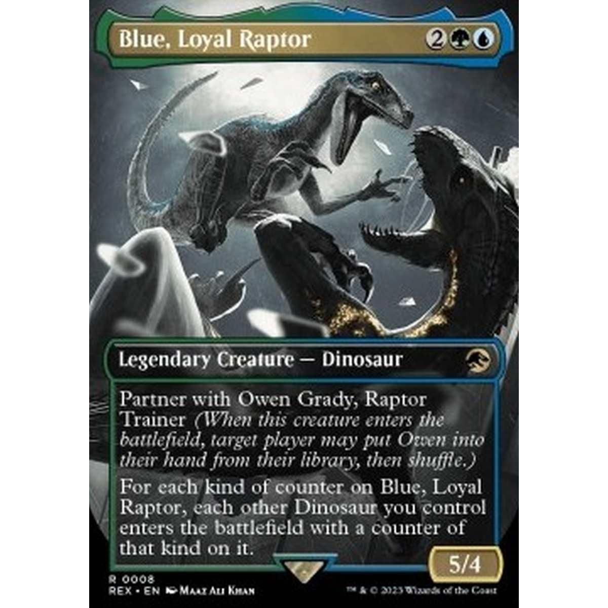 Blue, Loyal Raptor (V.1) - Blue, Loyal Raptor (V.1) - [REX][NM]