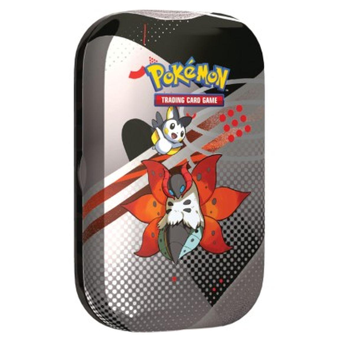 Mini Tin Unima Luce Nera e Fuoco Bianco Pokemon Volcarona