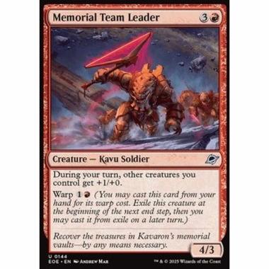 Memorial Team Leader - Memorial Team Leader - [EOE][NM]