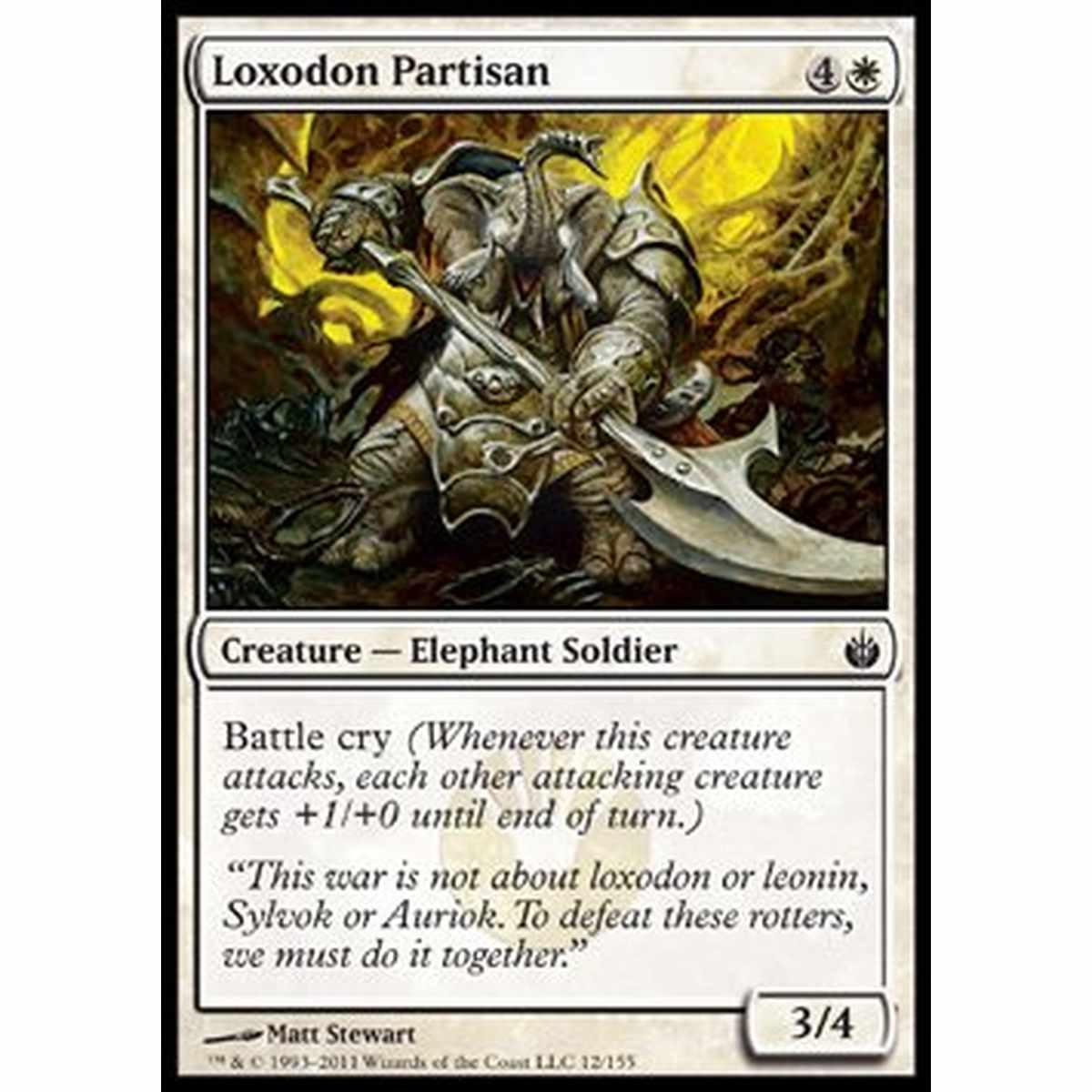 Loxodon Partisan - Fautore Lossodonte - [MBS] [NM]