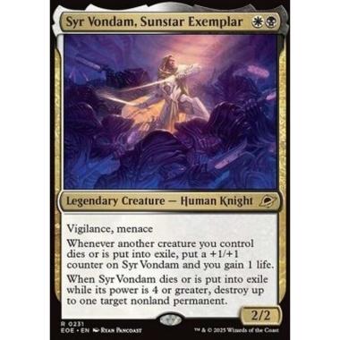 Syr Vondam, Sunstar Exemplar - Syr Vondam, Sunstar Exemplar - [EOE][NM]