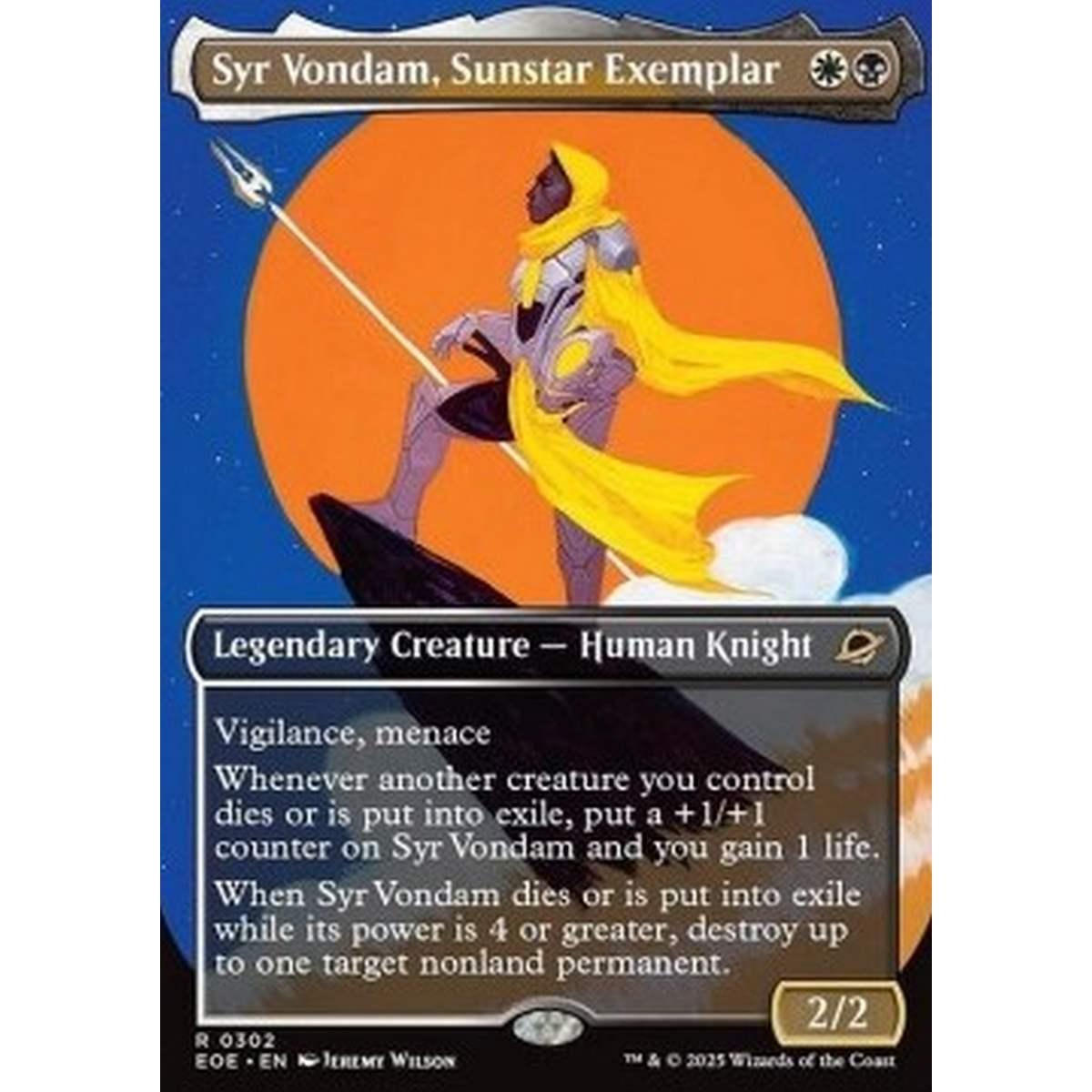 Syr Vondam, Sunstar Exemplar - Syr Vondam, Sunstar Exemplar - [XEOE][NM]
