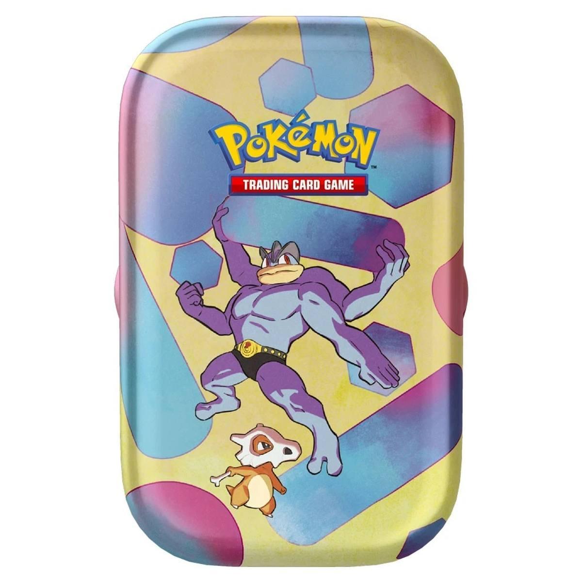 Mini Tin Pokemon Scarlatto e Violetto 151 Machamp Italiano