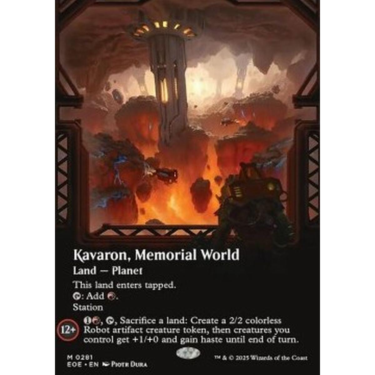 Kavaron, Memorial World (V.1) - Kavaron, Memorial World (V.1) - [XEOE][NM]