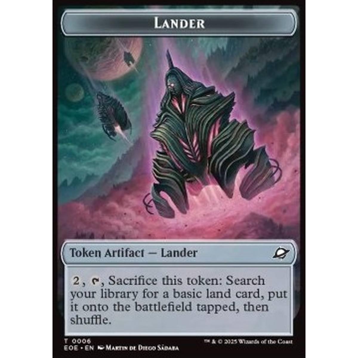 Lander Token // Drone Token (A 1/1) (V.2) - Lander Token // Drone Token (A 1/1) (V.2) - [TEOE][NM]