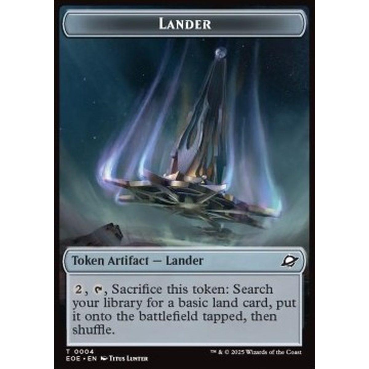 Lander Token // Robot Token (A 2/2) (V.1) - Lander Token // Robot Token (A 2/2) (V.1) - [TEOE][NM]