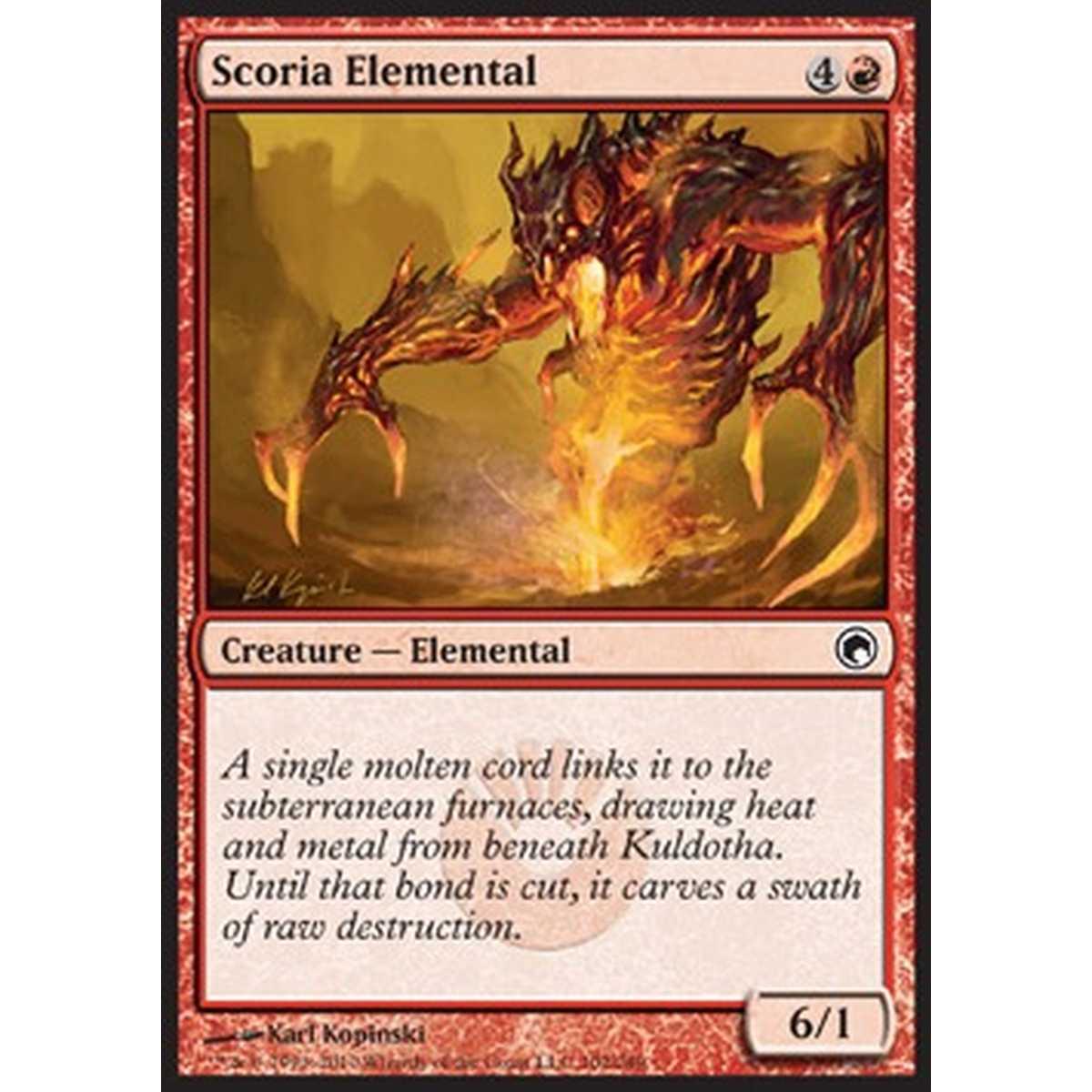 Scoria Elemental - Elementale Scoriaceo - [SOM] [NM]