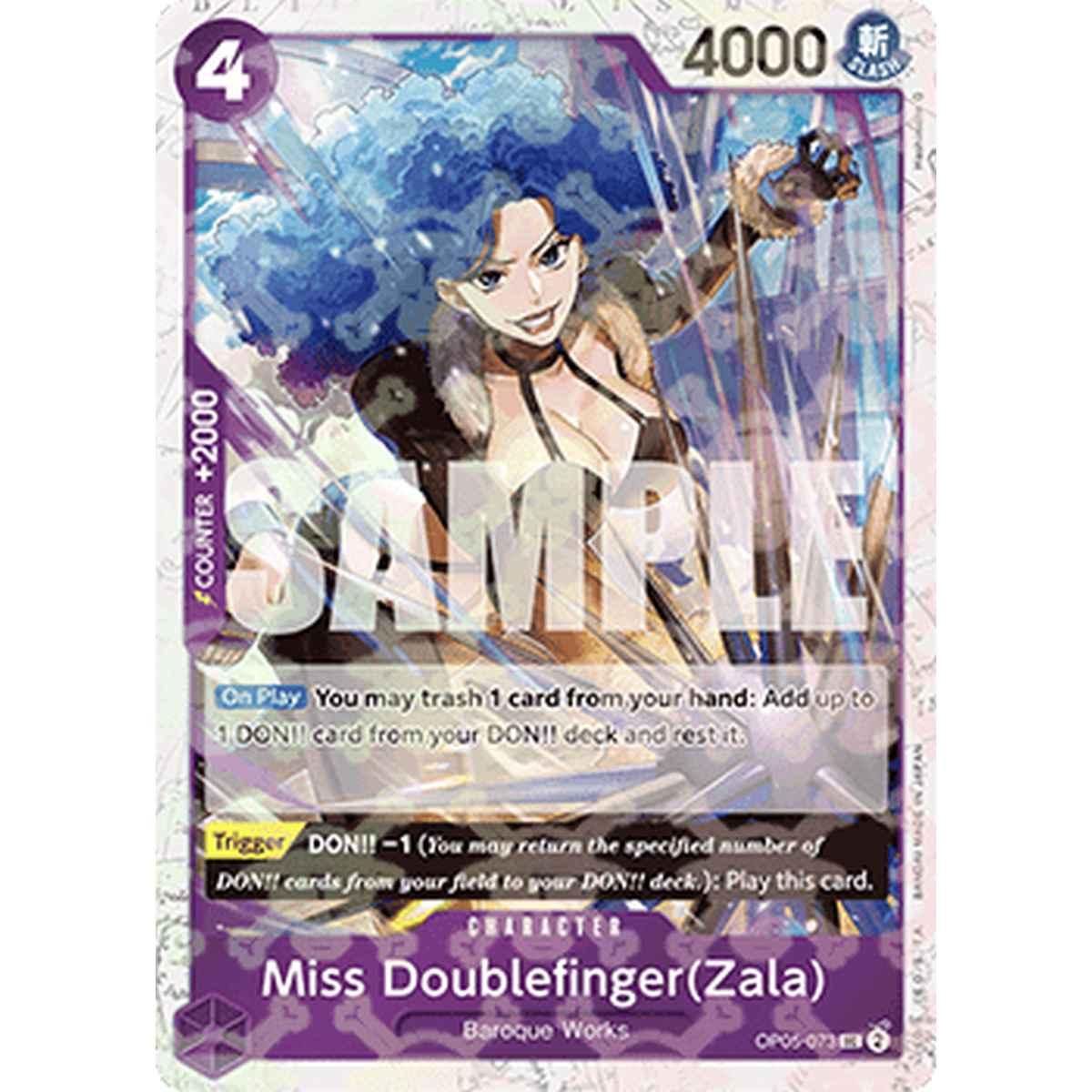 Miss Doublefinger(Zala) (OP05-073) (V.2) - Miss Doublefinger(Zala) (OP05-073) (V.2) - [PRB01][NM]
