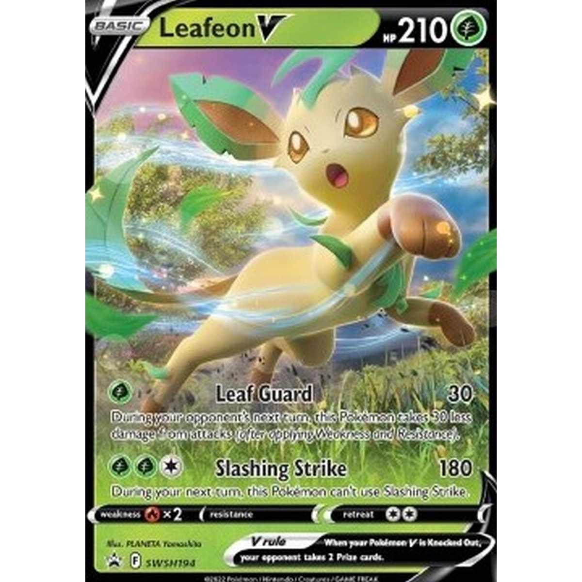 Leafeon V  - Phyllali V  - [SWSH][NM]