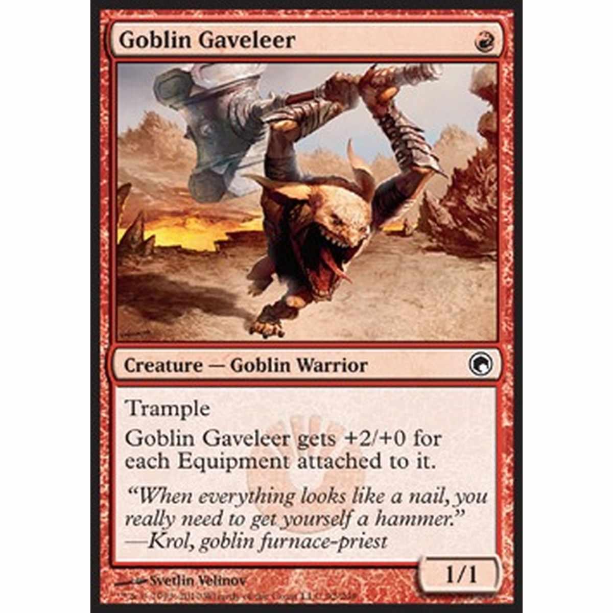 Goblin Gaveleer - Goblin del Martelletto - [SOM] [NM]