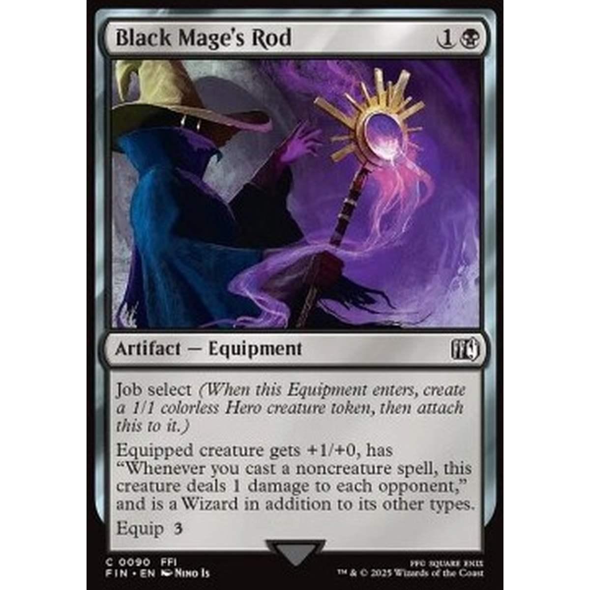 Black Mage's Rod - Black Mage's Rod - [FIN][NM] [Foil]