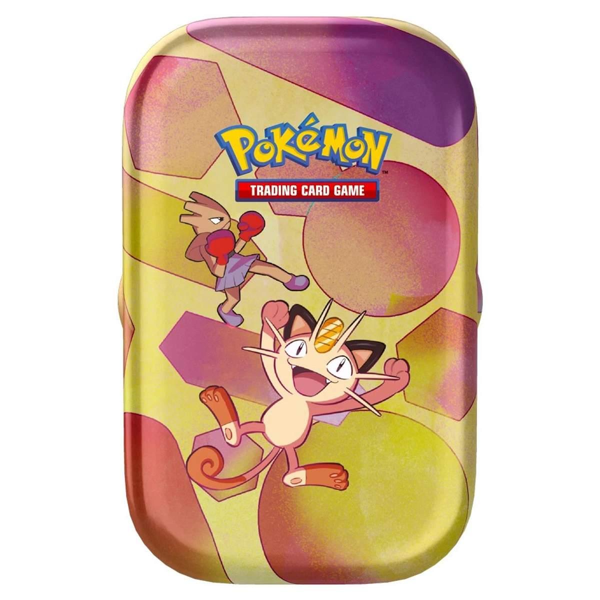 Mini Tin Pokemon Scarlatto e Violetto 151 Meowth Italiano