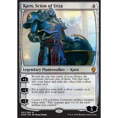 Karn, Scion of Urza - Karn, Scion of Urza - [DOM][NM] [Foil]