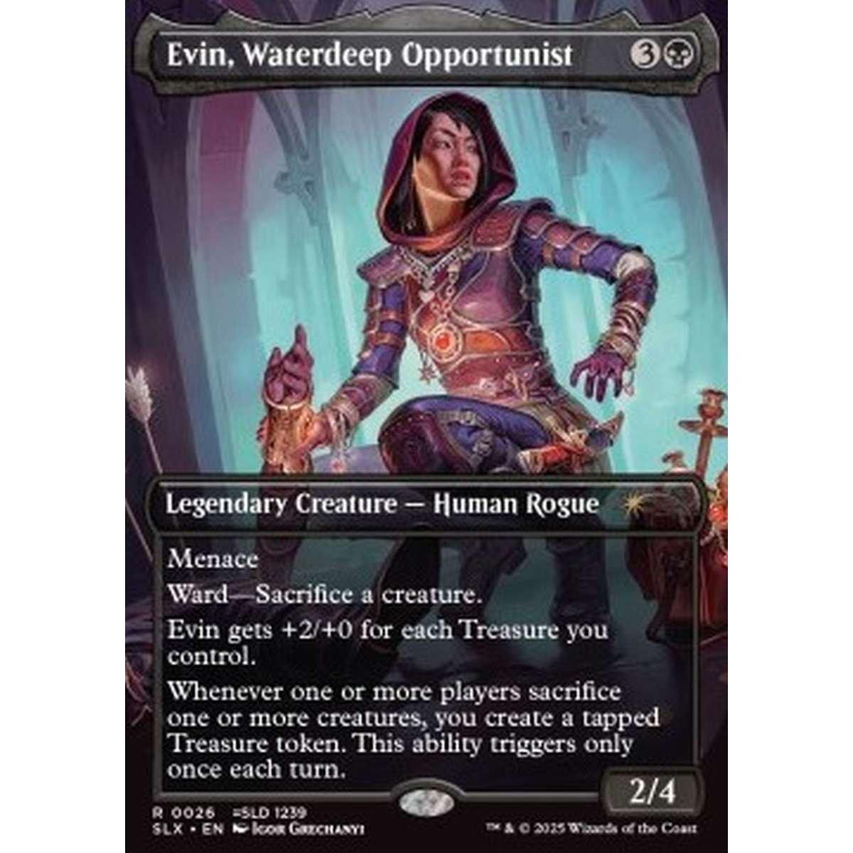 Evin, Waterdeep Opportunist - Evin, Waterdeep Opportunist - [SLX][NM]