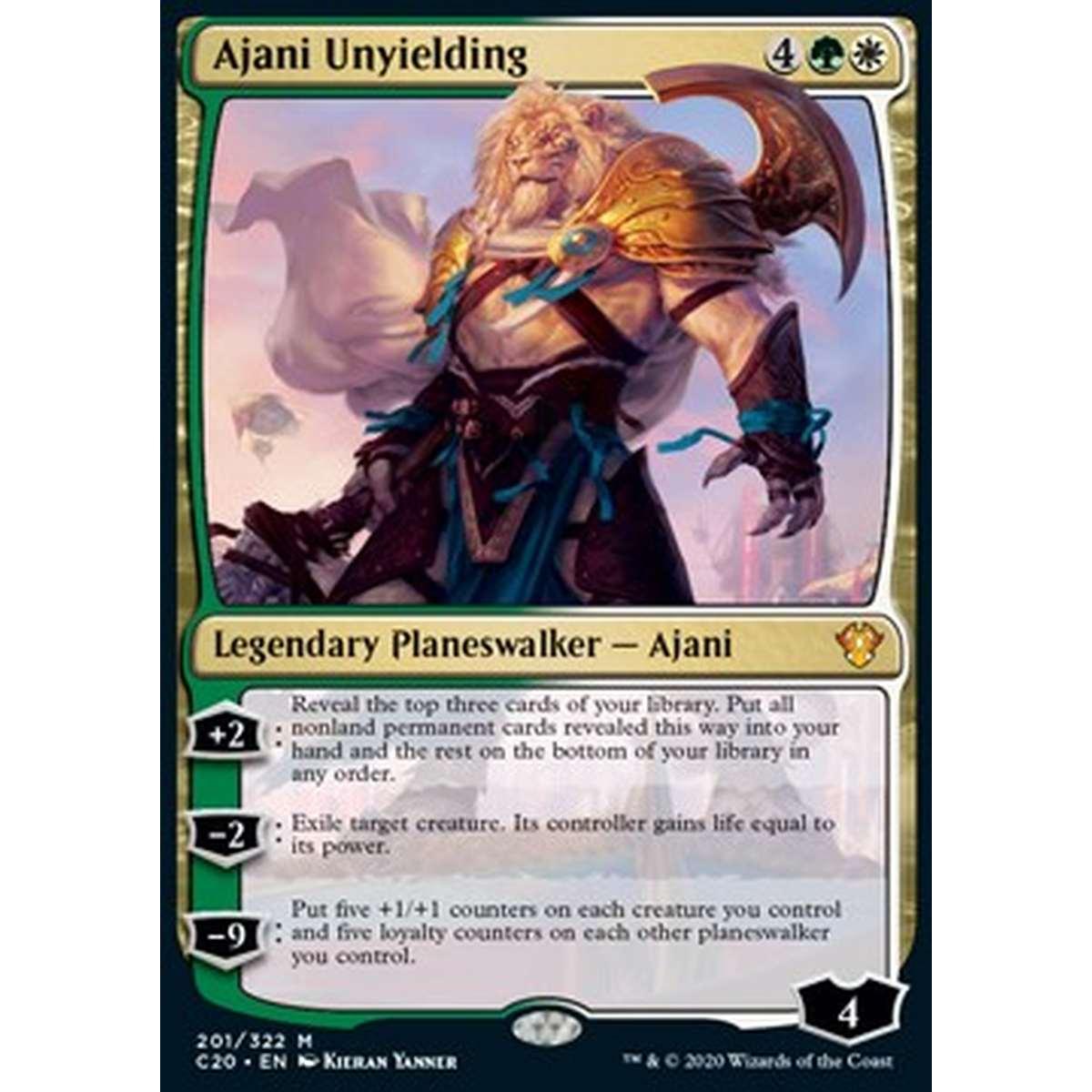 Ajani Unyielding - Ajani l'Inflessibile - [C20][NM]