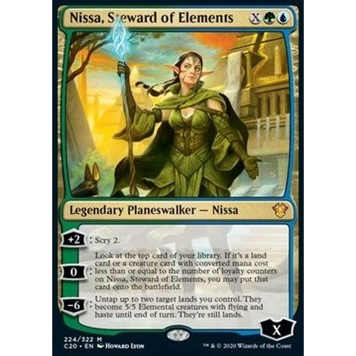 Nissa, Steward of Elements - Nissa, Guardiana degli Elementi - [C20][EX]