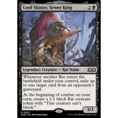 Lord Skitter, Sewer King - Lord Skitter, Sewer King - [WOE][EX] [Foil]
