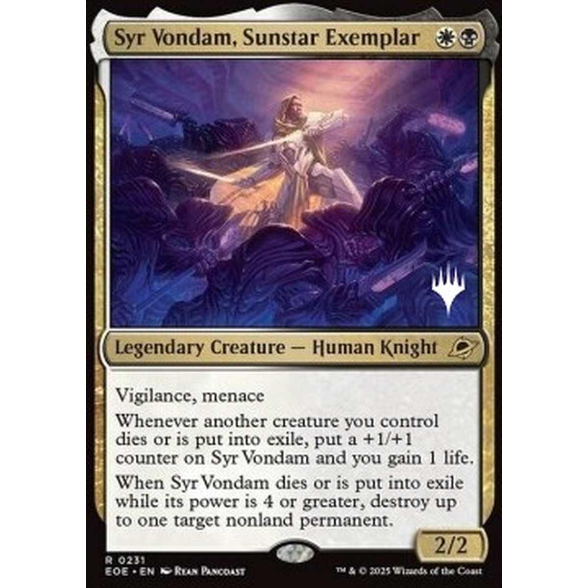 Syr Vondam, Sunstar Exemplar (V.2) - Syr Vondam, Sunstar Exemplar (V.2) - [PEOE][NM]