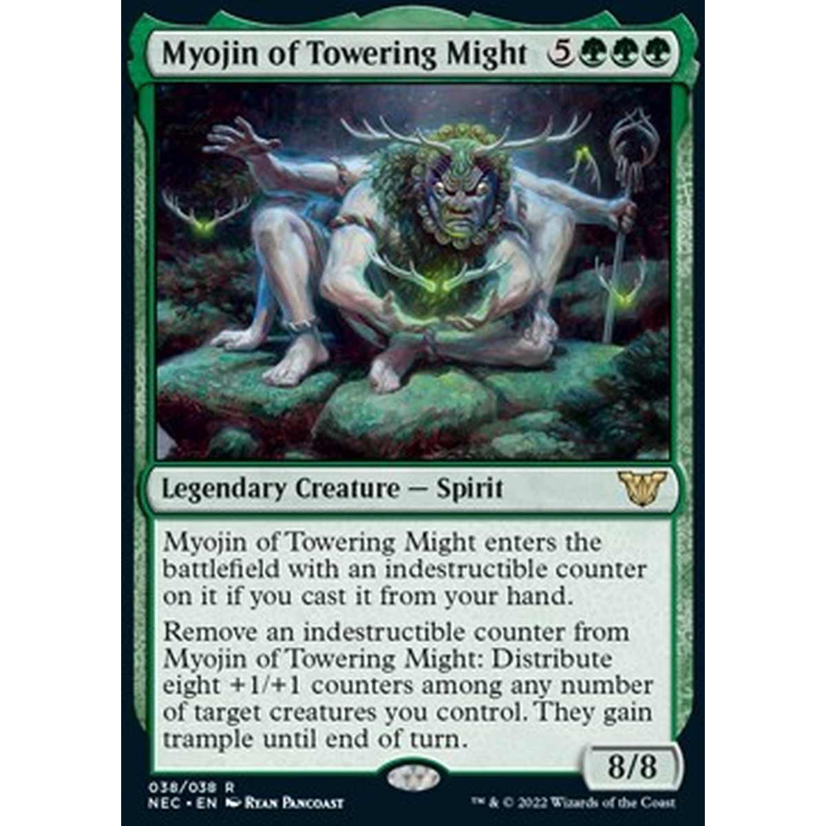 Myojin of Towering Might (V.1) - Myojin della Forza Imponente (V.1) - [NEC][NM]