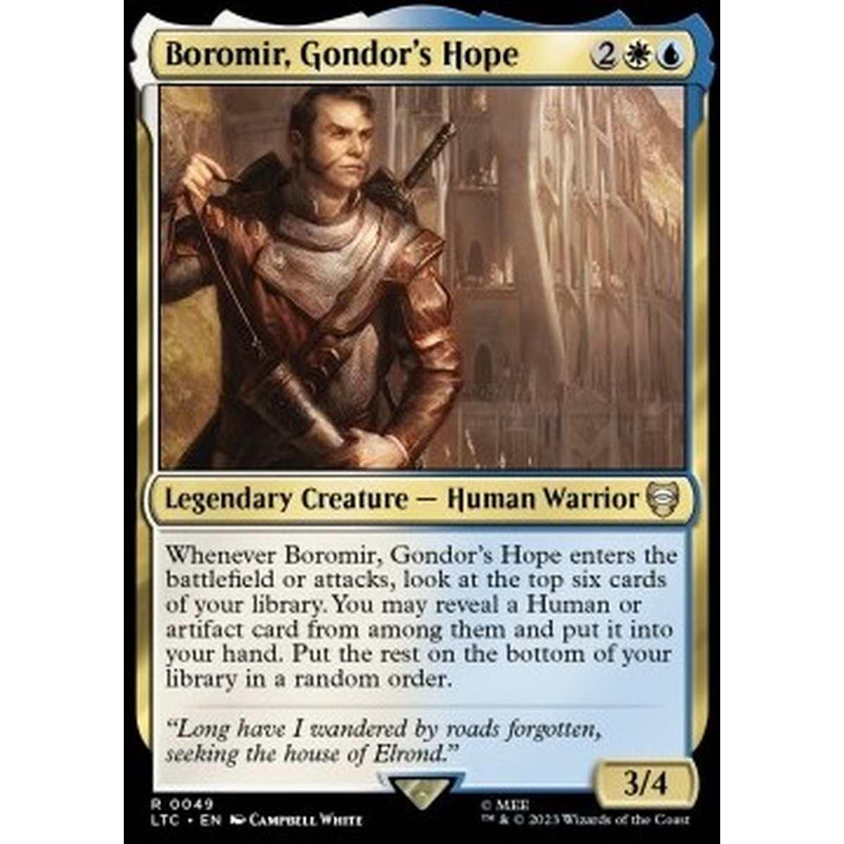 Boromir, Gondor's Hope - Boromir, Gondor's Hope - [LTC][NM]