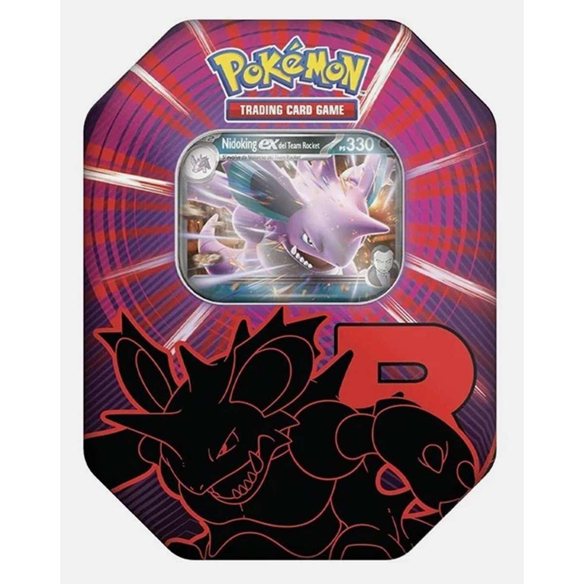 Tin da Collezione Pokemon Nidoking ex del Team Rocket Italiano