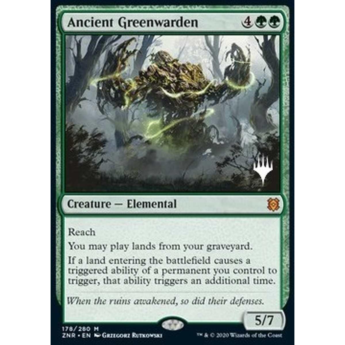 Ancient Greenwarden (V.1) - Ancient Greenwarden (V.1) - [PZNR][NM]