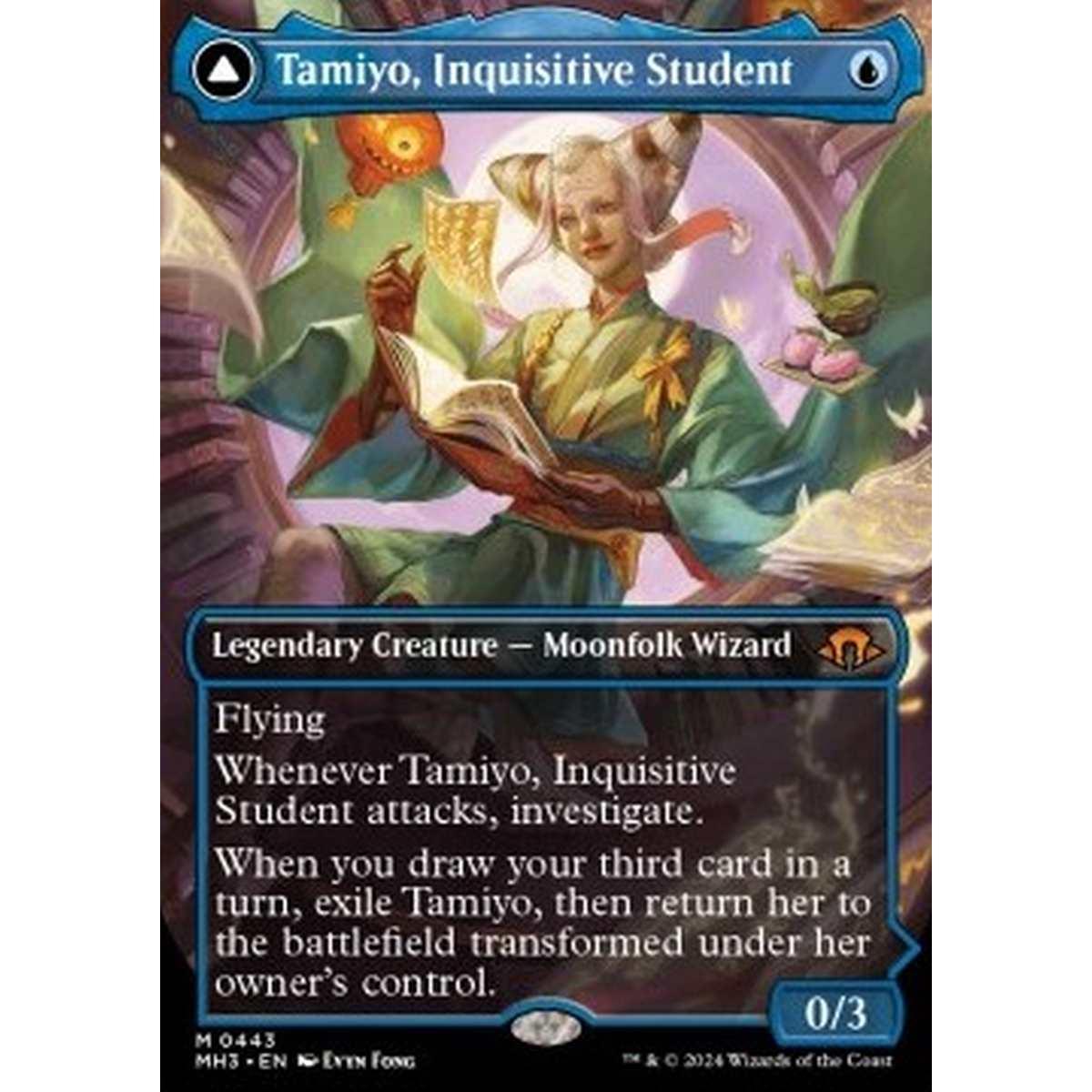Tamiyo, Inquisitive Student // Tamiyo, Seasoned Scholar (V.1) - Tamiyo, Inquisitive Student // Tamiyo, Seasoned Scholar (V.1) - [XMH3][NM]