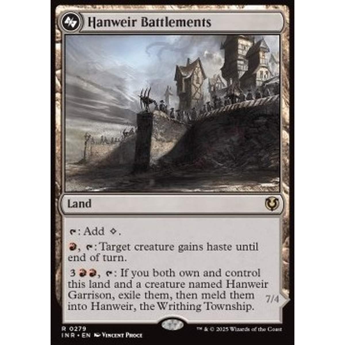 Hanweir Battlements / Hanweir, the Writhing Township - Hanweir Battlements / Hanweir, the Writhing Township - [INR][NM]