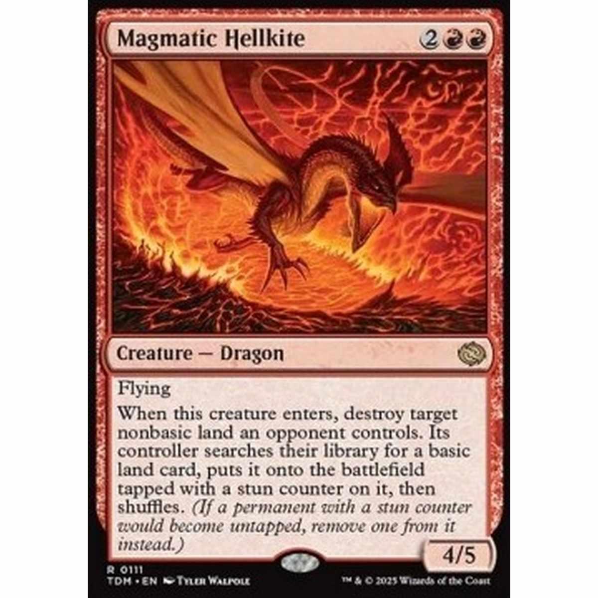Magmatic Hellkite - Magmatic Hellkite - [TDM][NM] [Foil]