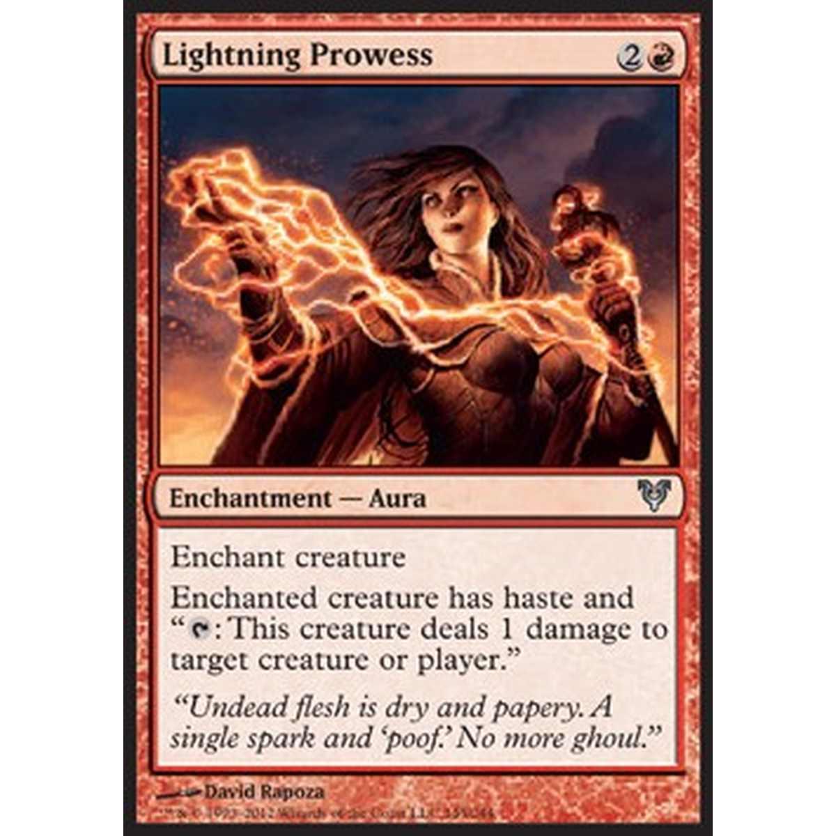 Lightning Prowess - Prodezza Folgorante - [AVR] [NM]