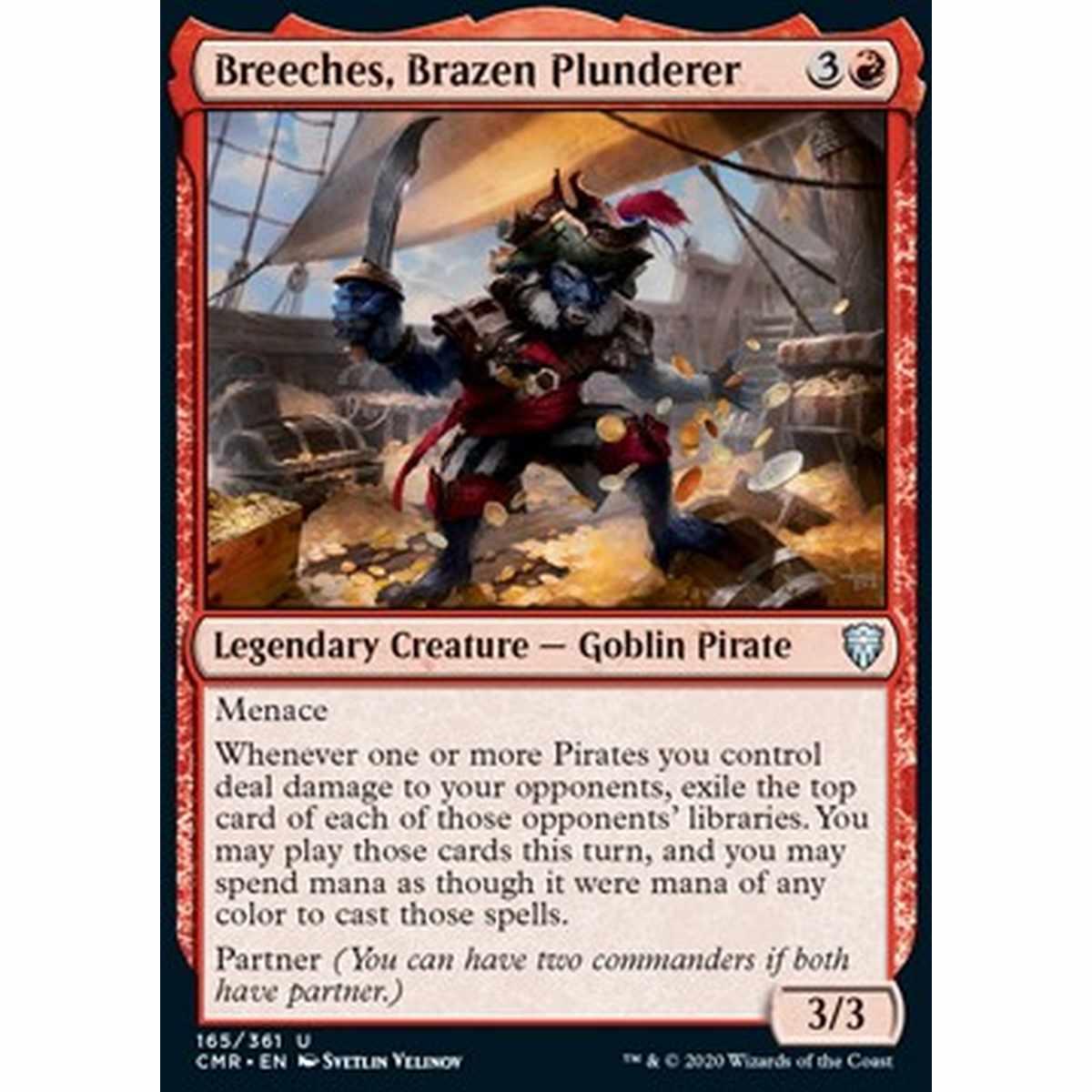 Breeches, Brazen Plunderer - Braghe, Saccheggiatore di Bronzo - [CMR][NM] [Foil]